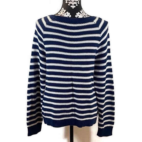 Liz Claiborne Striped Nautical Sweater - Picture 6 of 6